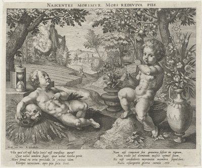 Allegori om förgänglighet av Raphaël Sadeler (I)