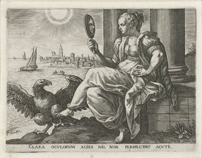 Syn De fem sinnena (serietitel) av Raphaël Sadeler (I)