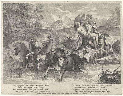 Rån av Proserpina av Raphaël Sadeler (II)