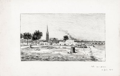 Bordeaux, cale aux pierres, den 11 juni av Raymond Bonnefon