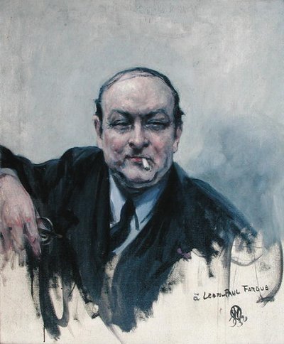 Leon-Paul Fargue (1876-1947) 1932 (olja på duk) av Raymond Woog