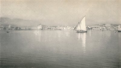I hamnen, Palma, Mallorca, c1927, 1927 av Reginald Belfield