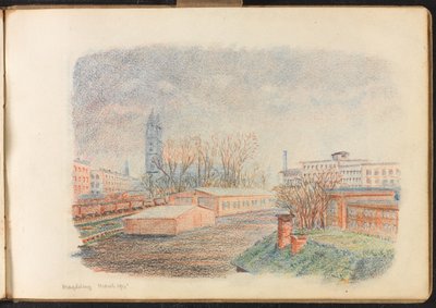 Magdeburg lägret, mars 1915 (ritning) av Reginald Copleston Bond