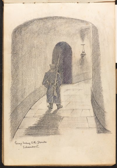 Passage som leder till Douche Scharnhorst av Reginald Copleston Bond