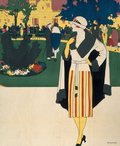 Beskuren version av Harrogate, LNER-affisch av Reginald Edward Higgins