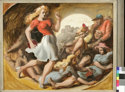 Barrel of Fun av Reginald Marsh