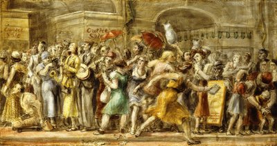 Fjortonde gatan av Reginald Marsh