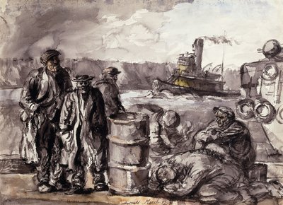 På kajerna av Reginald Marsh