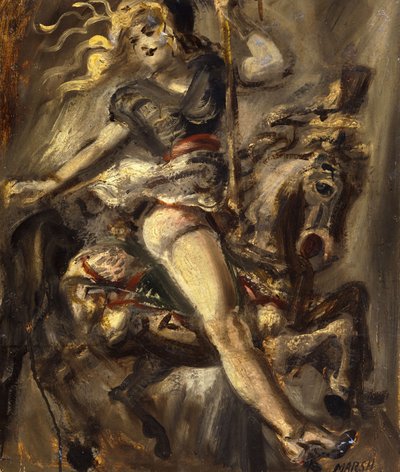 På den glada karusellen av Reginald Marsh