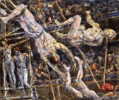 De flygande Concello-bussarna av Reginald Marsh