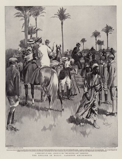En engelsman i Egypten, Garrison Amusements (lito) av Reginald Thomas Cleaver