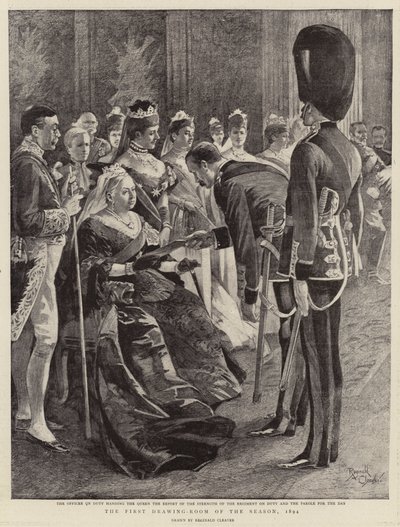 Säsongens första teckningsrum av Reginald Thomas Cleaver