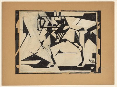 Ryttare till häst av Reijer Stolk (signed by artist)