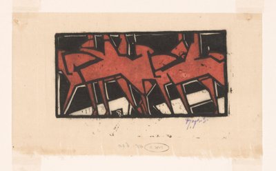 Ryttare till häst av Reijer Stolk (signed by artist)