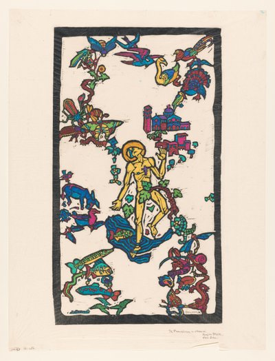 St. Franciscus v. Assisi (originaltitel på objektet) av Reijer Stolk (signed by artist)