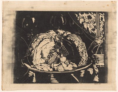 Stilleben med skål av Reijer Stolk (signed by artist)