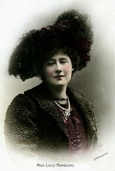 Lily Hanbury 1874-1908, engelsk skådespelerska, tidigt 1900-tal. av Reinhold Thiele