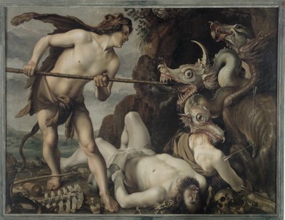 Cadmus som dräpar draken av Reinhold Timm