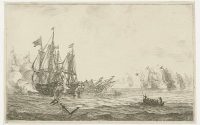 sjöslag New Ship Batalien (serietitel) av Reinier Nooms