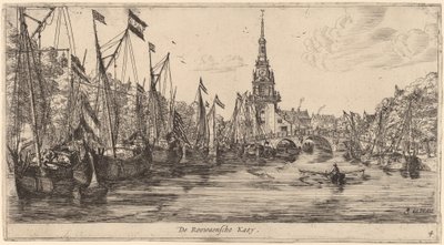 Roowaensche Quay (De Roowaensche Kaey) av Reinier Nooms, called Zeeman