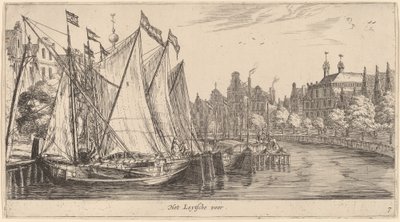 Färjan till Leiden (Leytsche-färjan) av Reinier Nooms, called Zeeman