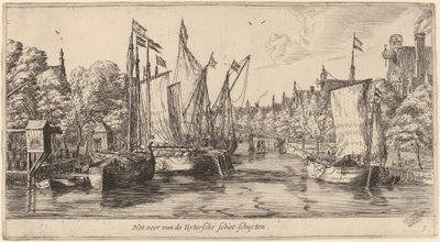 Färjan till Utrecht (Färjan van der Uytersche shooting-schuyten) av Reinier Nooms, called Zeeman