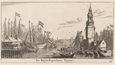 Haringpakkers tornet i Amsterdam av Reinier Nooms, called Zeeman