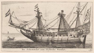 "Salamandern", en öst-indisk köpman av Reinier Nooms, called Zeeman