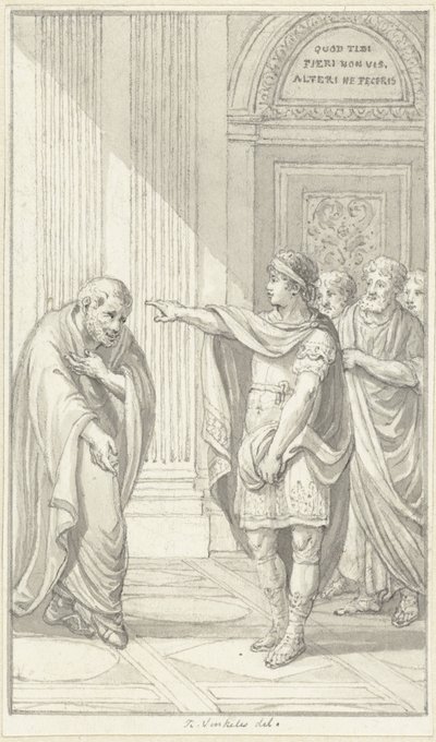 Alexander Severus och Arabinus av Reinier Vinkeles (I)