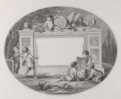Handelskort, 1800-talet. av Reinier Vinkeles
