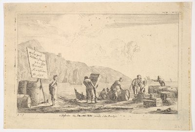 Seaport Scene, 1600-talet. av Reinier Zeeman