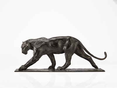 Panther walking, bakre ben höjt, c.1904 av Rembrandt Bugatti