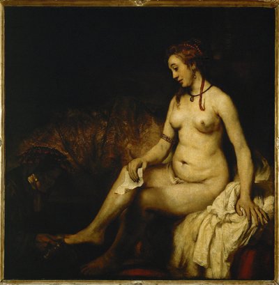 Bathsheba i badkaret... av Rembrandt Harmensz. van Rijn