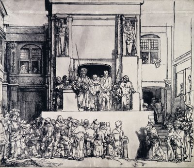 Kristus presenterad för folket, 1655 av Rembrandt van Rijn