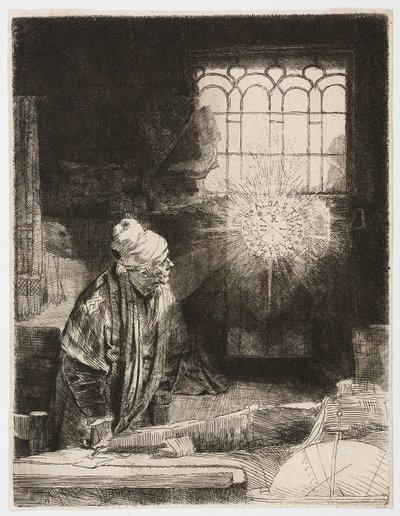 Doktor Faustus av Rembrandt Harmensz. van Rijn