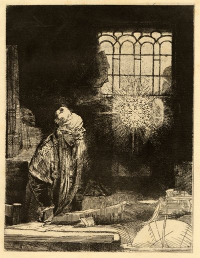 Doktor Faustus av Rembrandt van Rijn