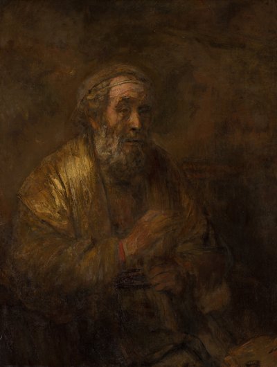 Homer dikterar till en kontorist av Rembrandt van Rijn