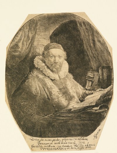 Jan Uytenbogaert, Predikant av Rembrandt van Rijn