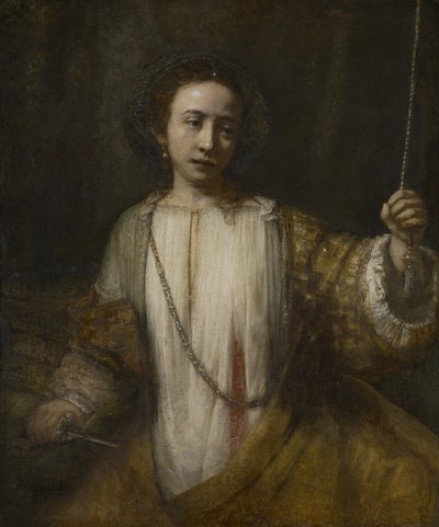 Lucretia av Rembrandt Harmensz. van Rijn