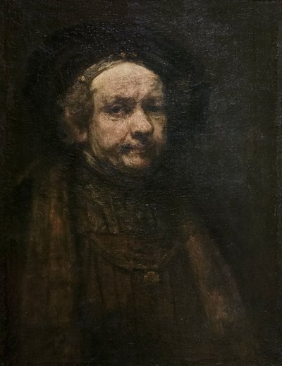 Självporträtt av Rembrandt Harmensz. van Rijn