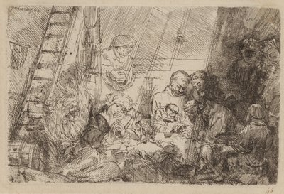 Omskärelsen i stallet av Rembrandt van Rijn