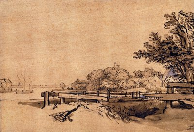 Bryggan av Rembrandt van Rijn