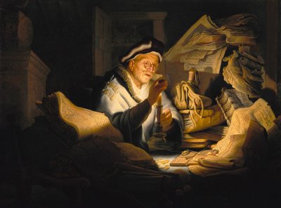 Liknelsen om den rika dåren av Rembrandt Harmensz. van Rijn