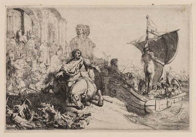 Lyckans skepp av Rembrandt Harmensz. van Rijn