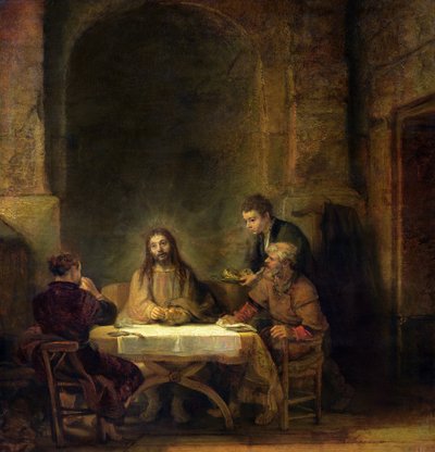 Nattvarden i Emmaus av Rembrandt van Rijn