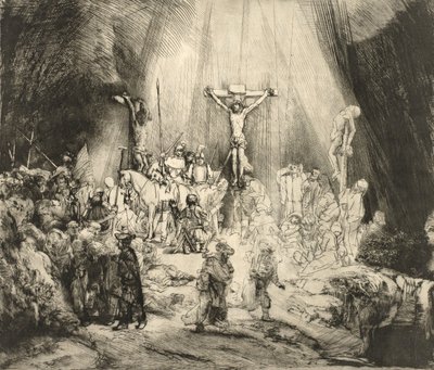 De tre korsen av Rembrandt van Rijn