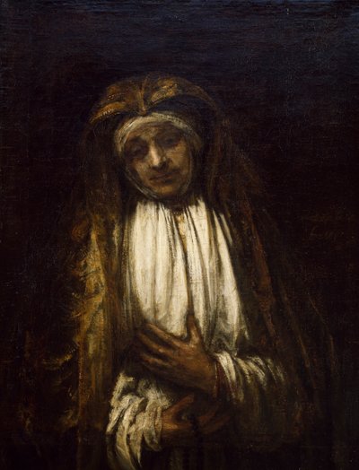 Sorgens jungfru av Rembrandt Harmensz. van Rijn