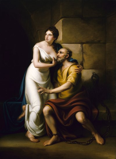 Den romerska dottern, 1811. av Rembrandt Peale