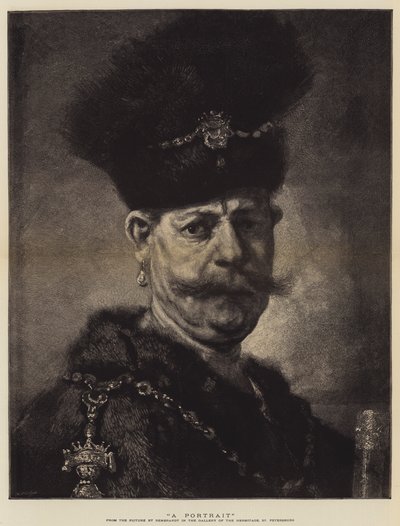 Ett porträtt av Rembrandt van Rijn