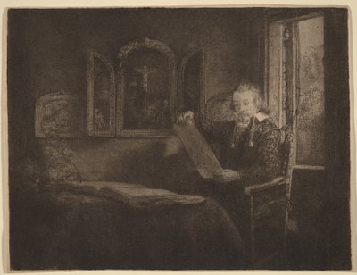 Abraham Francen av Rembrandt van Rijn